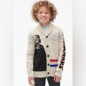 GAP kids Star Wars Beige Cardigan